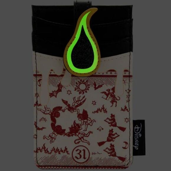 Hocus Pocus Binx Pocket Backpack & Candle Cardholder Loungefly NWT - Picture 8 of 10